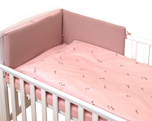 Amy PURE ROSE 3-element bedding set for the cot - Pink sweater