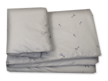 2-element bed linen Amy PURE GRAY