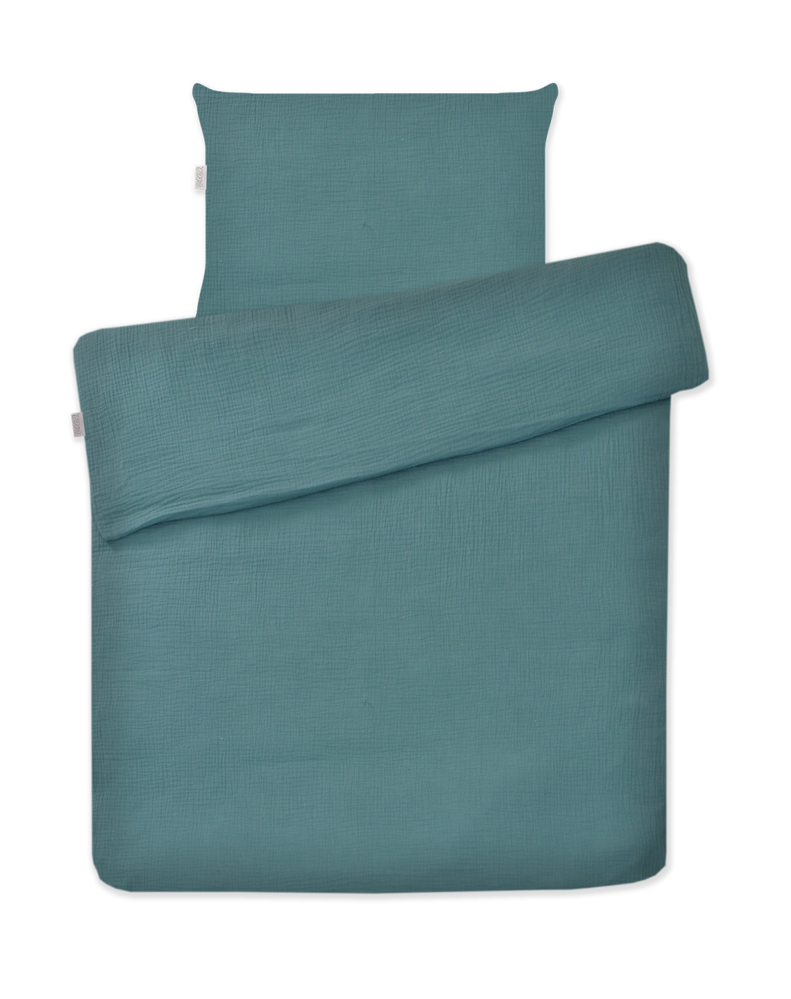 床上用品婴儿床 2 元素艾米拼图平纹细布绿色明亮