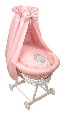 Linen to the Moses basket Amy Sissi FLUFFY ROSE