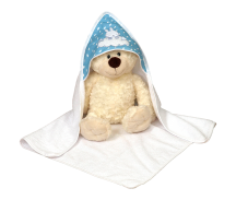 Amy SKY_BUNNY MASK BLUE baby bathing cover