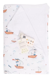 Baby Blanket Bamboo Amy Bamboo Double-sided Summer Sea Tales
