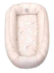 Cocoon for baby Amy Bamboo Cream Goose