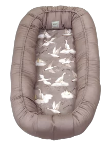Cocoon for baby Amy Bamboo Walnut Goose