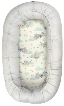 Kokon dla niemowlaka Amy Bamboo Chmurkowe Podróże