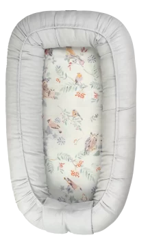 Cocoon for baby Amy Bamboo Bird Grove Mint