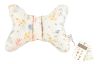 Amy Bamboo butterfly pillow Meadow Beige
