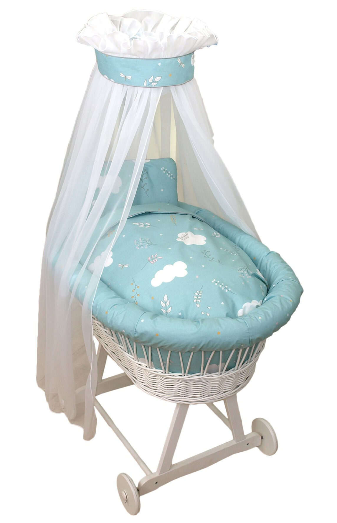 Moses basket with baby bedding Sissi